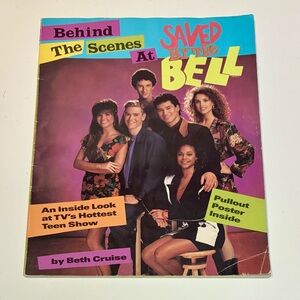 Vtg. 1992 Behind The Scenes At Saved by The Bell, Large PB Book, without Poster